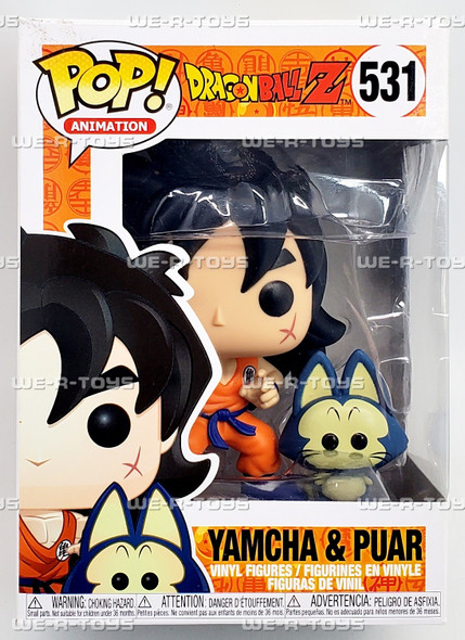Funko POP Animation Dragon Ball Z Yamcha & Puar 531 Vinyl Figures