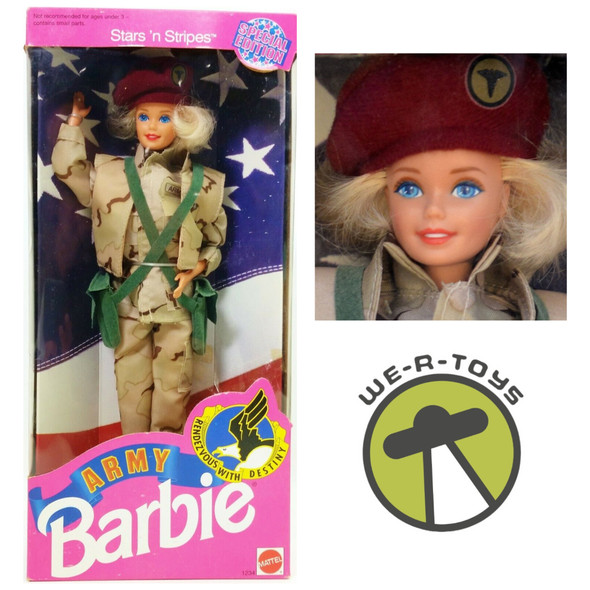 Army Barbie & Ken Deluxe Set Stars 'n Stripes Special