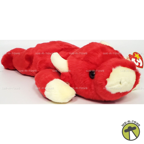 Ty Beanie Buddies Snort the Bull Plush 1999