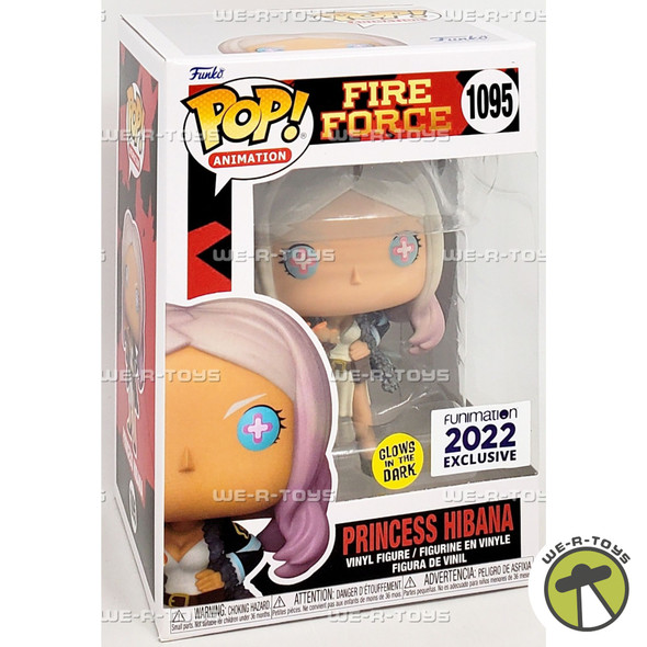 Funko POP Animation Fire Force Princess Hibana 1095 Glow in The Dark Figure