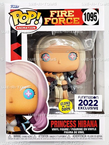 Funko POP Animation Fire Force Princess Hibana 1095 Glow in The Dark Figure