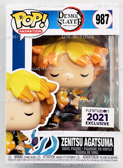 Funko POP Animation Demon Slayer Zenitsu Agatsuma 987 Vinyl Figure