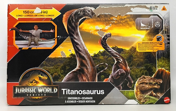 Jurassic World Rebirth Titanosaurus Dinosaur Large Action Figure Mattel 2024
