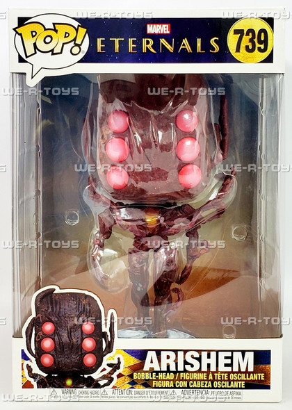 Funko POP Jumbo Marvel Eternals Arishem 739 Vinyl Bobble Head Figure