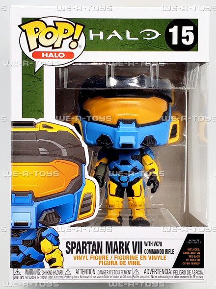 Funko POP Games Halo Infinite Spartan Mark VII with VK78 Rifle 15 Vinyl Figure