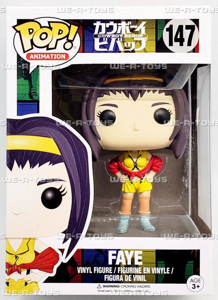 Funko POP Animation Cowboy Bebop Faye 147 Vinyl Figure