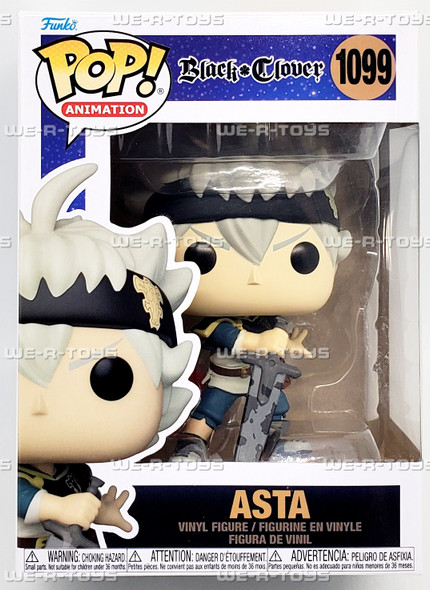 Funko POP Animation Black Clover Asta 1099 Vinyl Figure