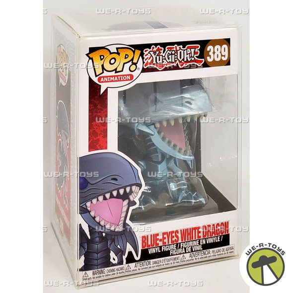 Funko POP Animation Yu-Gi-Oh! Blue Eyes White Dragon 389 Vinyl Figure
