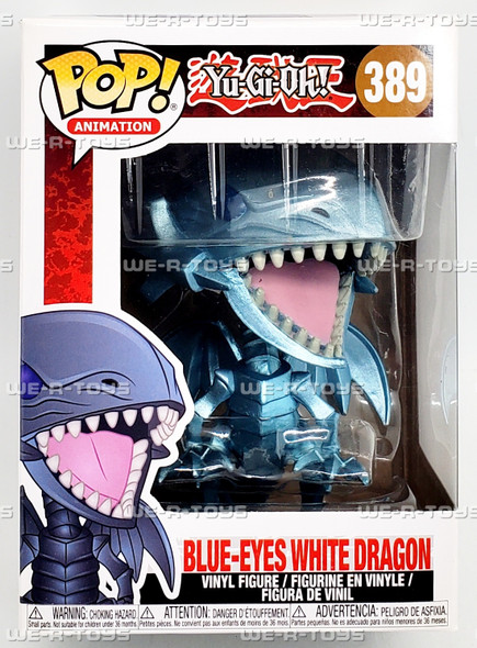 Funko POP Animation Yu-Gi-Oh! Blue Eyes White Dragon 389 Vinyl Figure