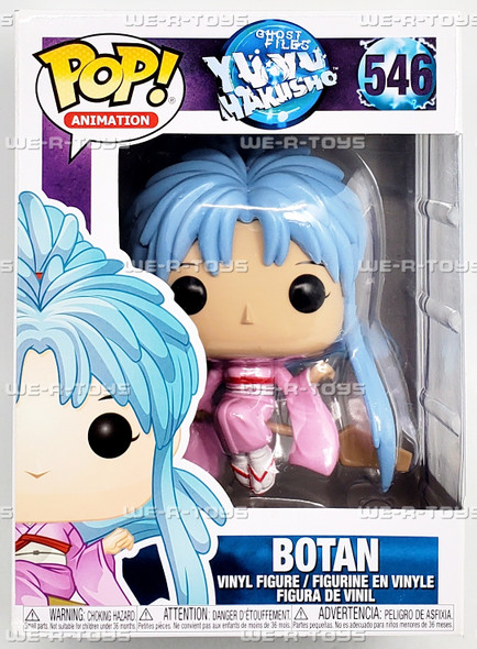 Funko POP Animation Ghost Files Yu Yu Hakusho Botan 546 Vinyl Figure