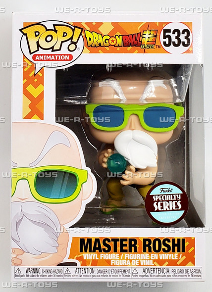 Funko POP Animation Dragon Ball Super Master Roshi 533 Vinyl Figure