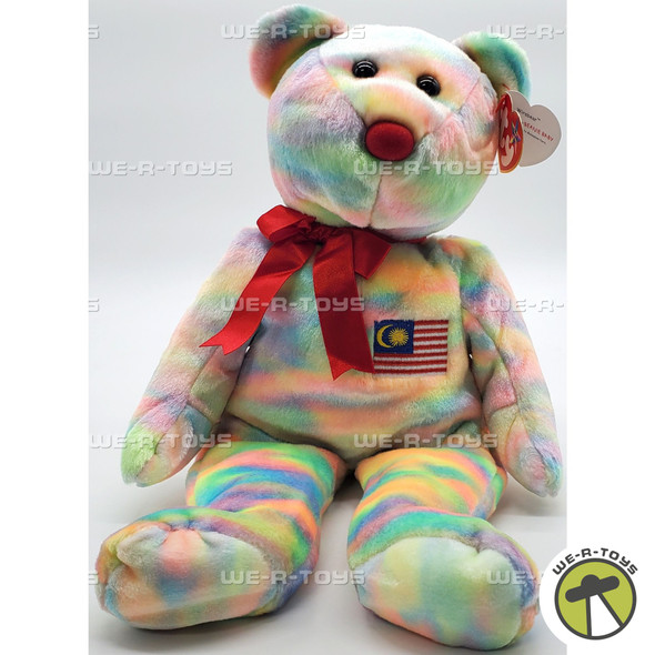 Ty Beanie Buddies Wirabear the Malaysian Bear Plush 2002