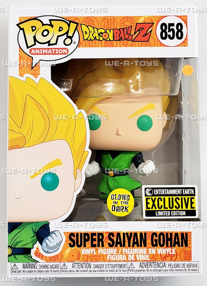 Funko POP Animation Dragon Ball Z Super Saiyan Gohan 858 Vinyl Figure