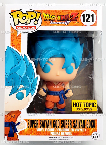 Funko POP Animation Dragon Ball Z Super Saiyan God Super Saiyan Goku 121 Figure