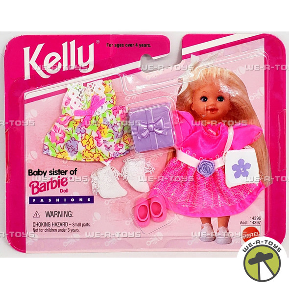 Kelly Baby Sister of Barbie My Fashion Wish List Party Themed Doll Fashions 1995