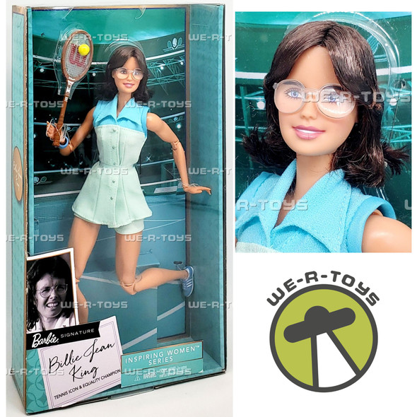 Billie Jean King Doll Barbie Inspiring Women Series 2019 Mattel GHT85