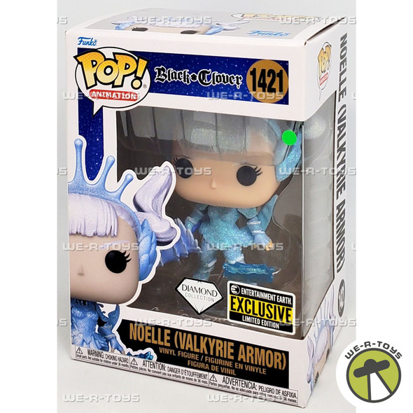 Funko POP Black Clover Noelle Valkyrie Armor 1421 Vinyl Figure Diamond Edition