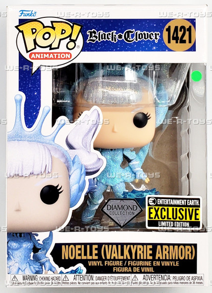 Funko POP Black Clover Noelle Valkyrie Armor 1421 Vinyl Figure Diamond Edition