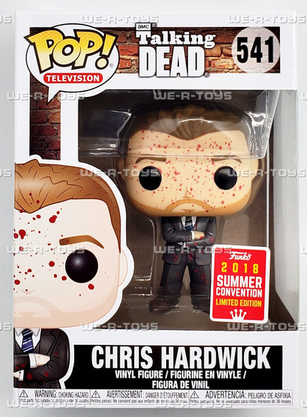 Funko POP Television Talking Dead Chris Hardwick Bloody 541 Vinyl Figure