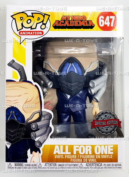 Funko POP Animation My Hero Academia All For One 647 Vinyl Figure