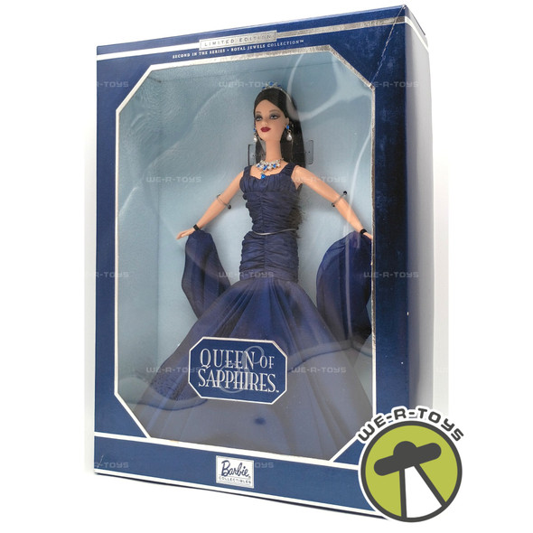 Queen of Sapphires Barbie Doll Royal Jewels Collection 2000 Mattel 26926