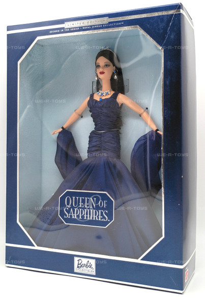 Queen of Sapphires Barbie Doll Royal Jewels Collection 2000 Mattel 26926