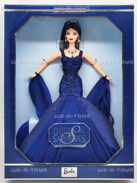 Queen of Sapphires Barbie Doll Royal Jewels Collection 2000 Mattel 26926