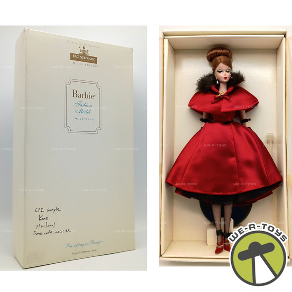 Barbie Fashion Model Collection Ravishing in Rouge Doll F.A.O. Schwarz #52741