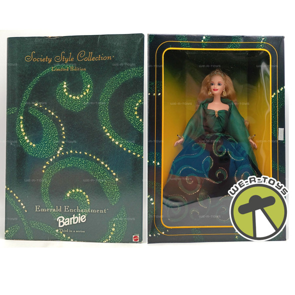 Emerald Enchantment Barbie Doll Society Style Collection 1996 Mattel 17443