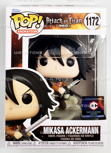 Funko POP Animation Attack on Titan Mikasa Ackerman 1172 Vinyl Figure