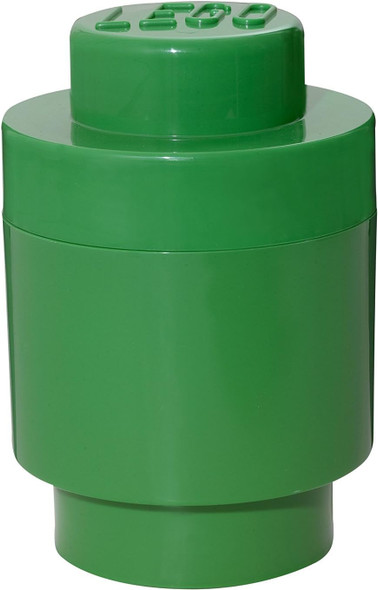 Lego 1 Stud Round Storage Brick Green
