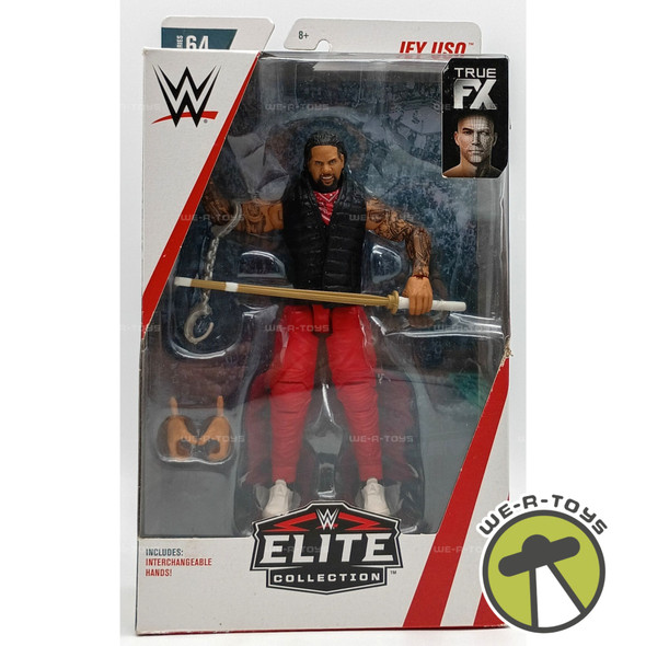 WWE Jey Uso Elite Collection True FX Action Figure 2018 Mattel GCL23