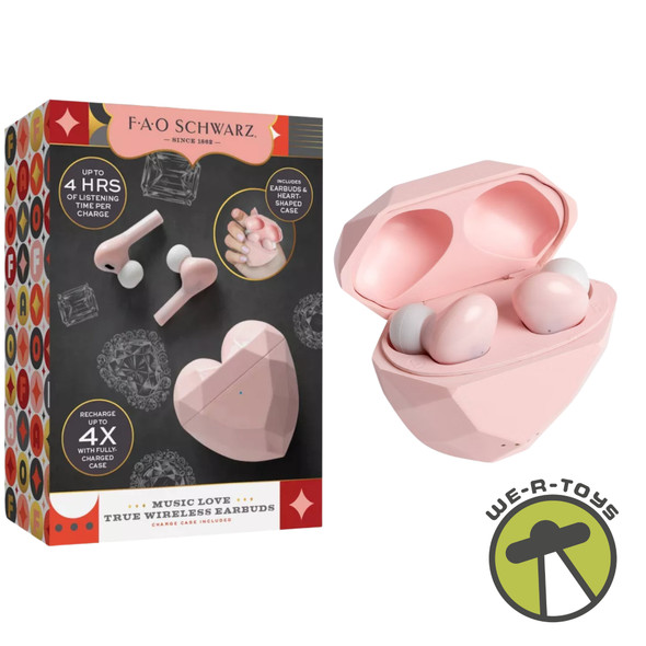 FAO Schwarz Music Love True Bluetooth Wireless Earbuds