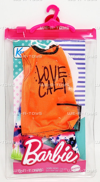 Barbie Ken Love Cali Top and Spray Paint Shorts Fashion Pack 2020 Mattel GRC77