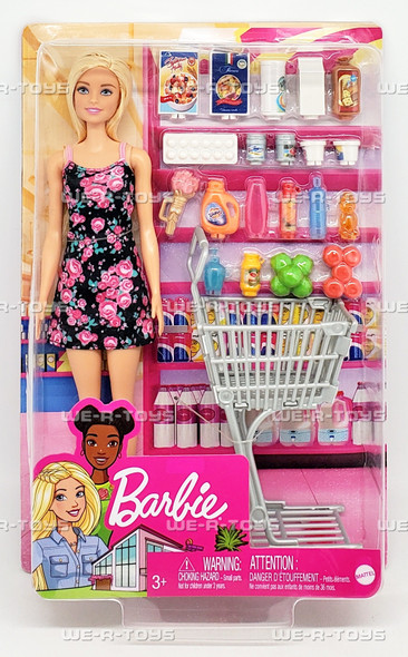 Barbie Shopping Time Doll Playset 2020 Mattel GTK94