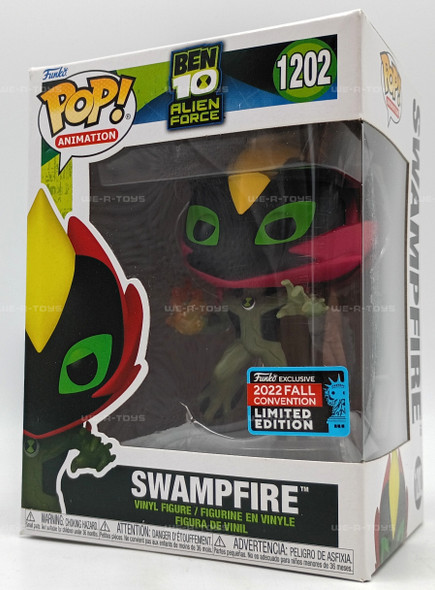 Funko Pop! Swampfire Animation Ben 10 Alien Force 2022 Vinyl Figure 1202