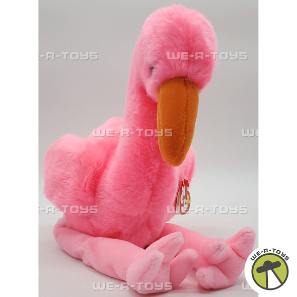 Ty Beanie Buddies Pinky the Flamingo Plush 1999