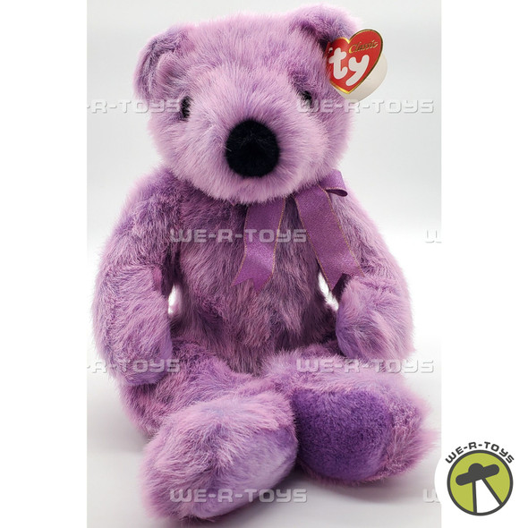 Ty Beanie Classics Lilacbeary the Purple Bear Plush