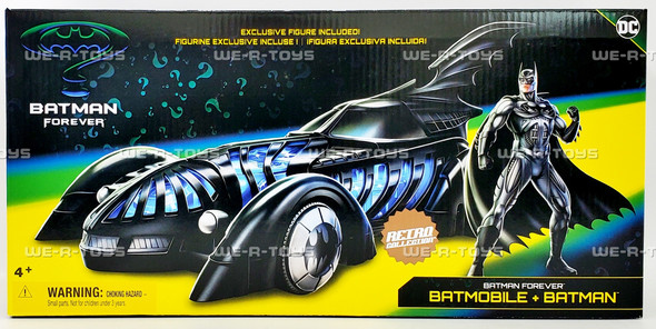 Batman Forever Retro Collection Batmobile and Batman Figure 2024 Spin Master