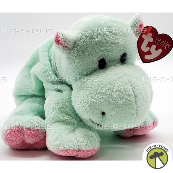 Ty Beanie Pluffies Tubby the Hippopotamus Plush