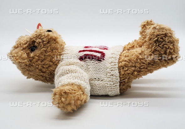 Ty Beanie Classics Baby Curly the Bear with USA Sweater Plush
