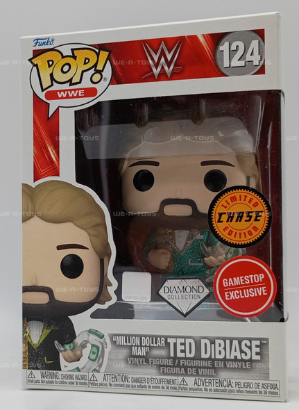 Funko Pop! WWE Ted DiBiase Million Dollar Man Vinyl Figure #124 Chase Edition