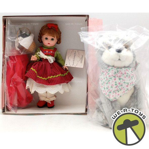 Madame Alexander Classic Red Riding Hood 2002 8 Inch Doll & Wolf Plush #29820