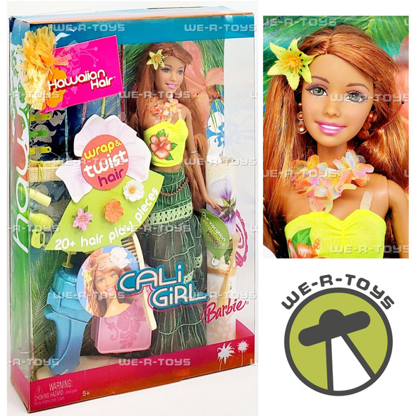 Barbie Cali Girl Hawaiian Hair Summer Doll 2005 Mattel G8679