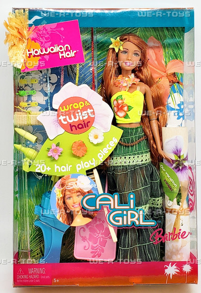 Barbie Cali Girl Hawaiian Hair Summer Doll 2005 Mattel G8679