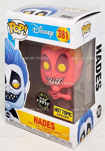 Funko POP Disney Hercules Hades 381 Vinyl Glow Chase Figure
