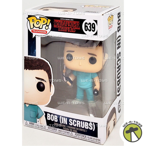 Funko POP Television Stranger Things Bob in Scrubs 639 Vinyl Figure
