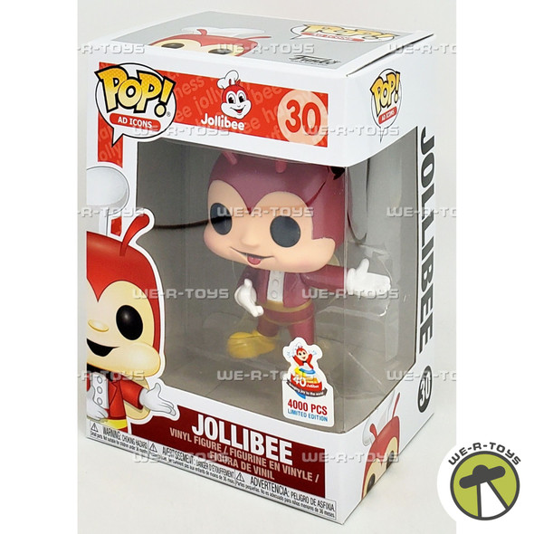 Funko POP Ad Icons Jollibee 40 Years of Jollibee 30 Vinyl Figure