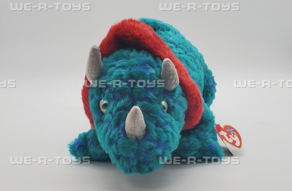 Ty Beanie Buddies Hornsly the Triceratops Plush 2001