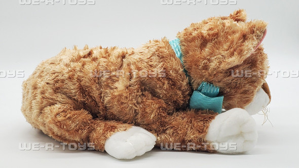 Ty Beanie Buddy Mattie the Cat with Pale Blue Ribbon Plush 2002
